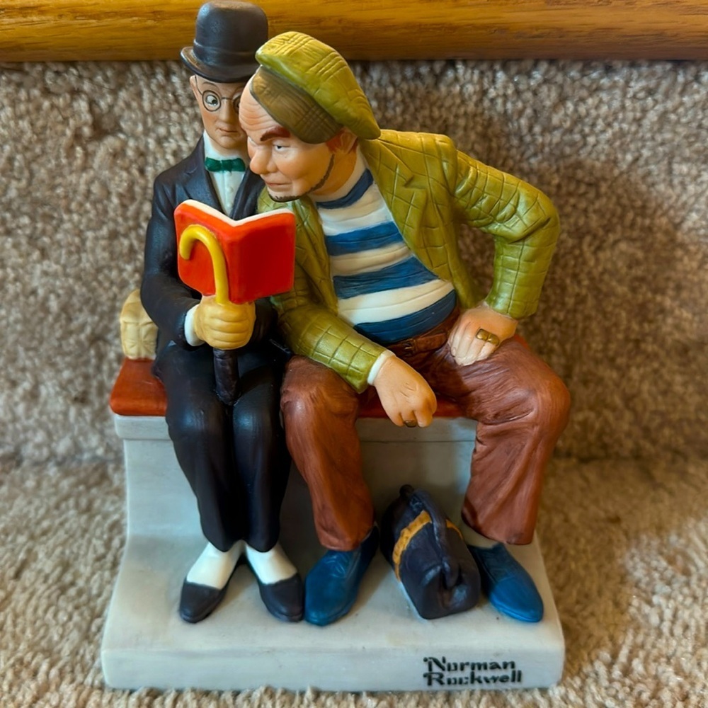 Norman Rockwell “The Interloper” porcelain figure collectible